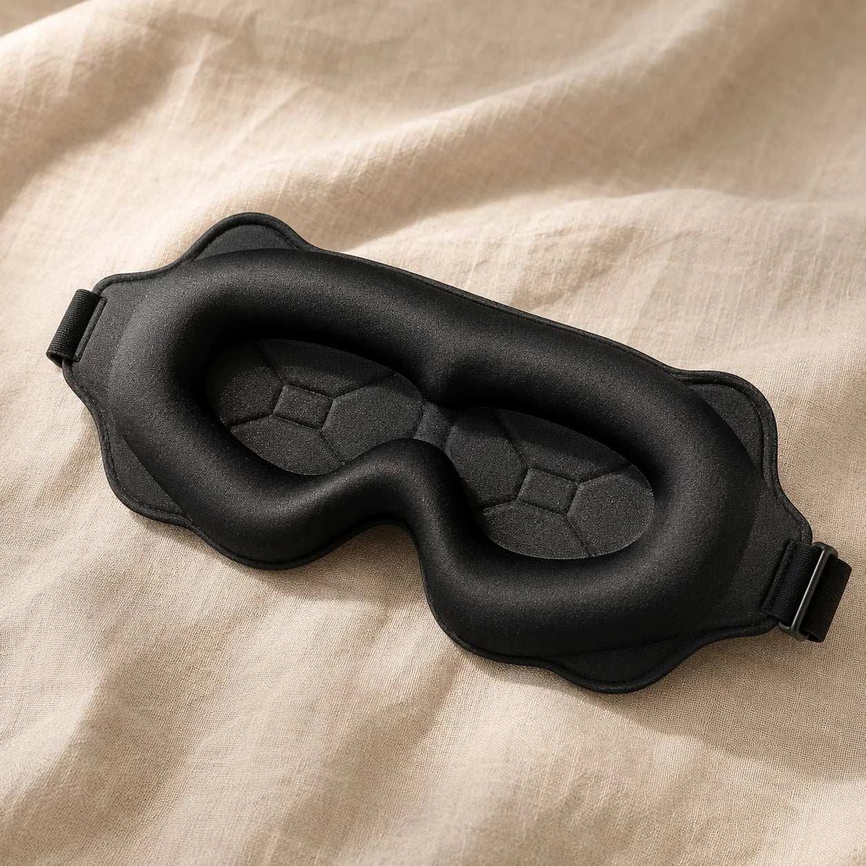 Masque de sommeil 3D Noir