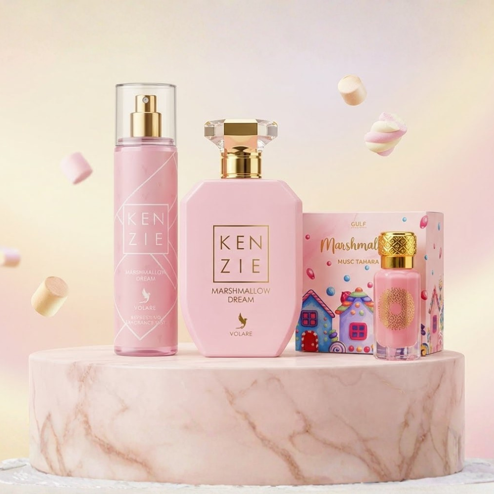 LOT KENZIE MARSHMALLOW DREAM + BRUME KENZIE MARSHMALLOW + MUSC TAHARA MARSHMALLOW