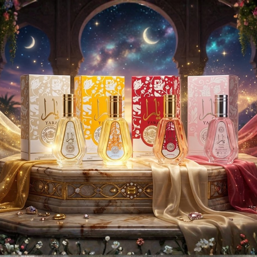 LOT DE 4 YARA PARFUMS 50ML