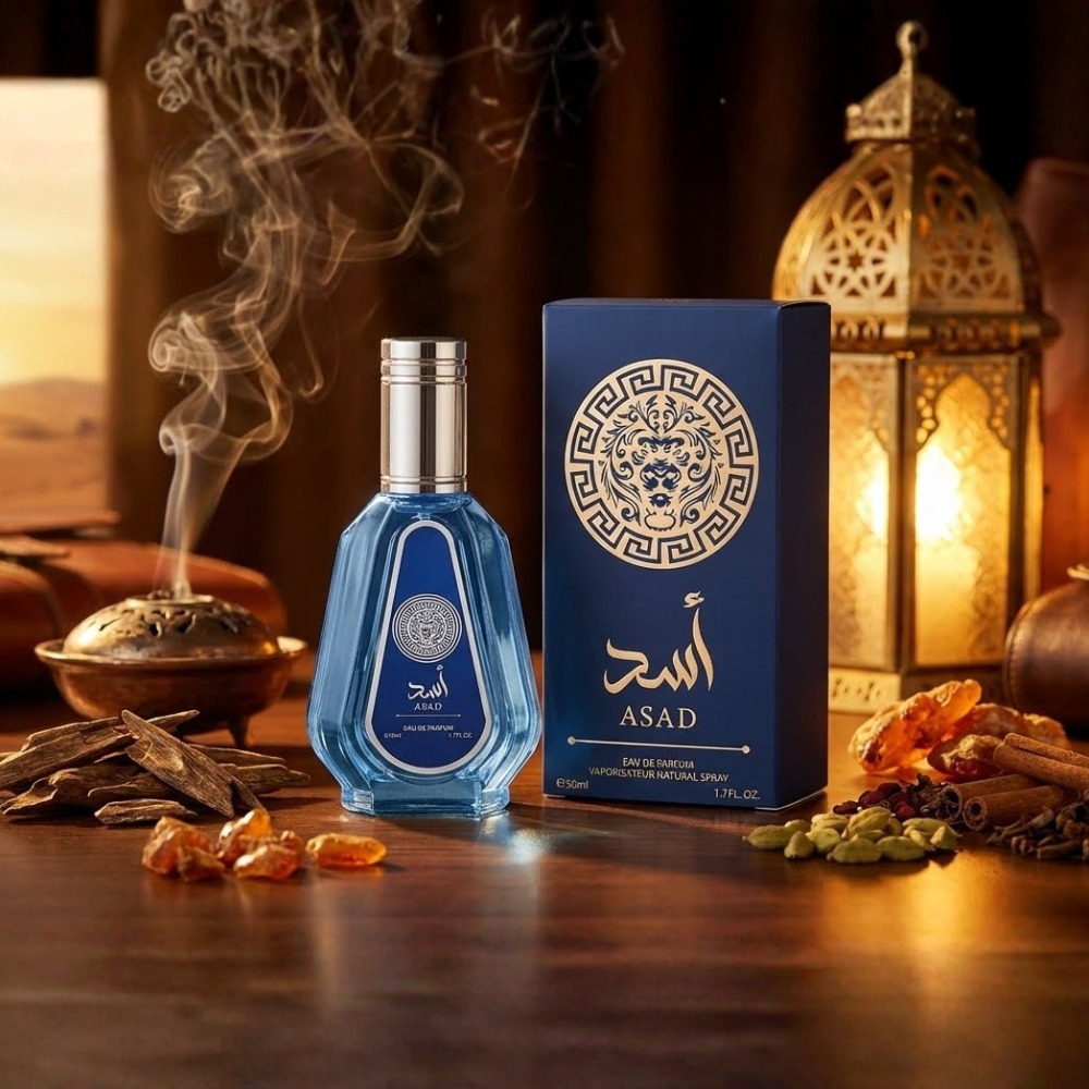 LOT DE 3 PARFUMS ASAD 50ML