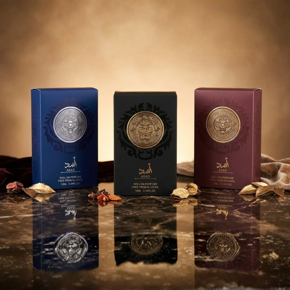 3 Huiles de Parfums -ASAD HOMME -