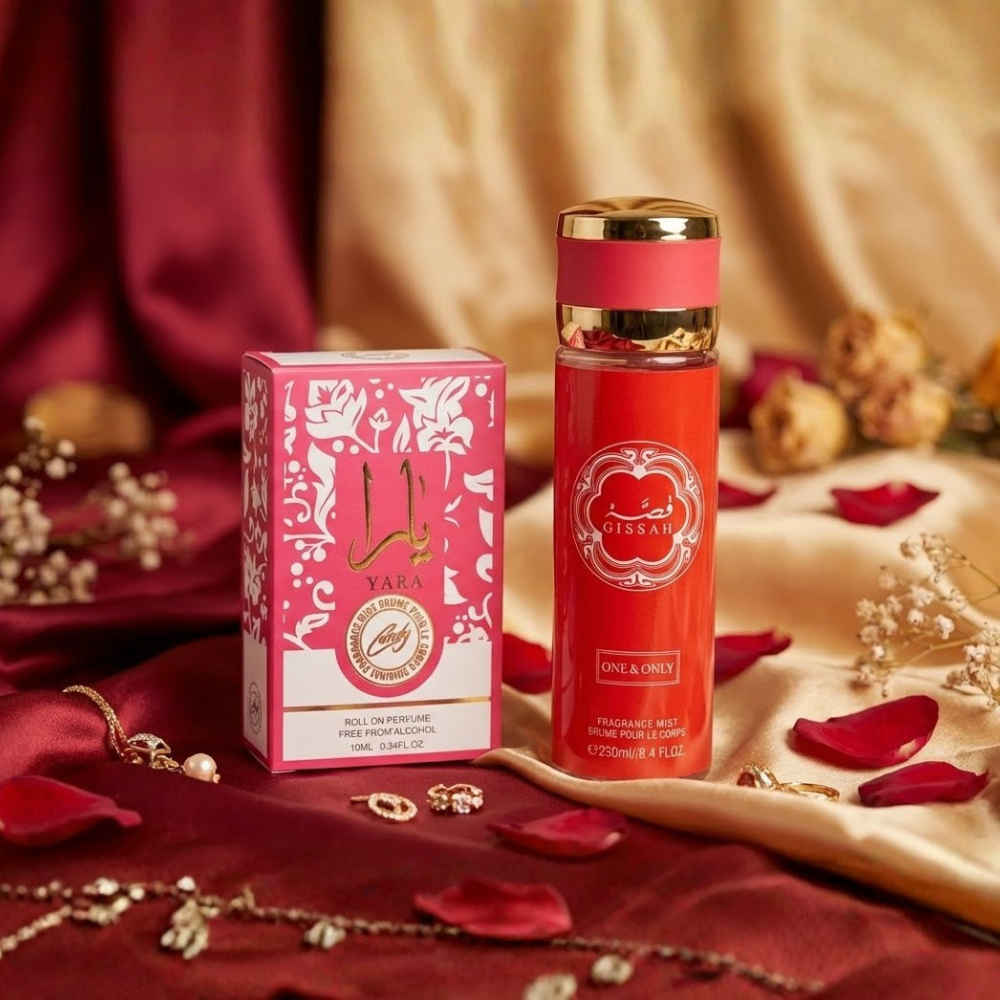 LOT BRUME Gissah  + Huile parfumé YARA CANDY