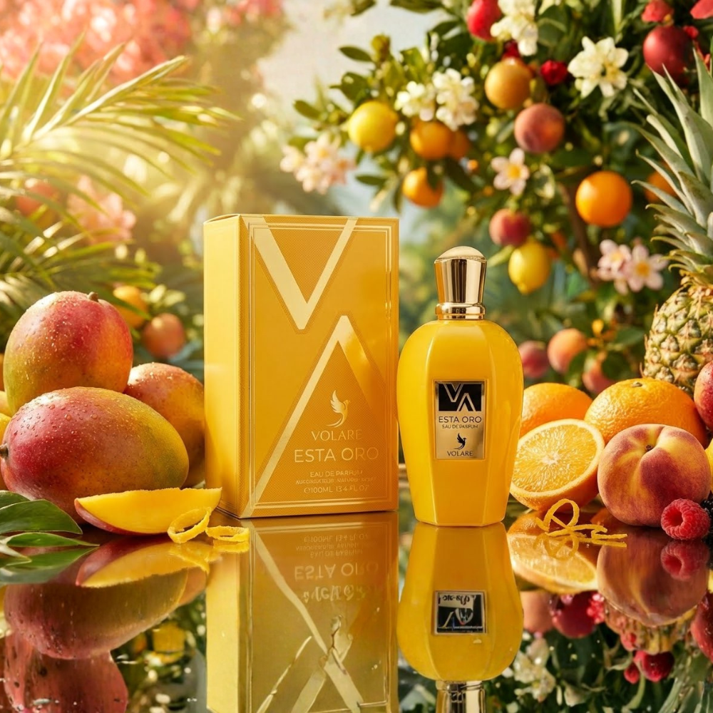 ESTA ORO - Eau de Parfum Fruité Épicé | Volaré | Sillage Club
