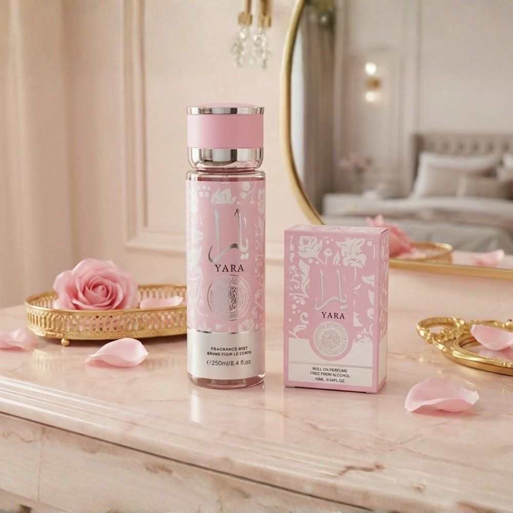 LOT YARA ROSE : BRUME + HUILE DE PARFUM